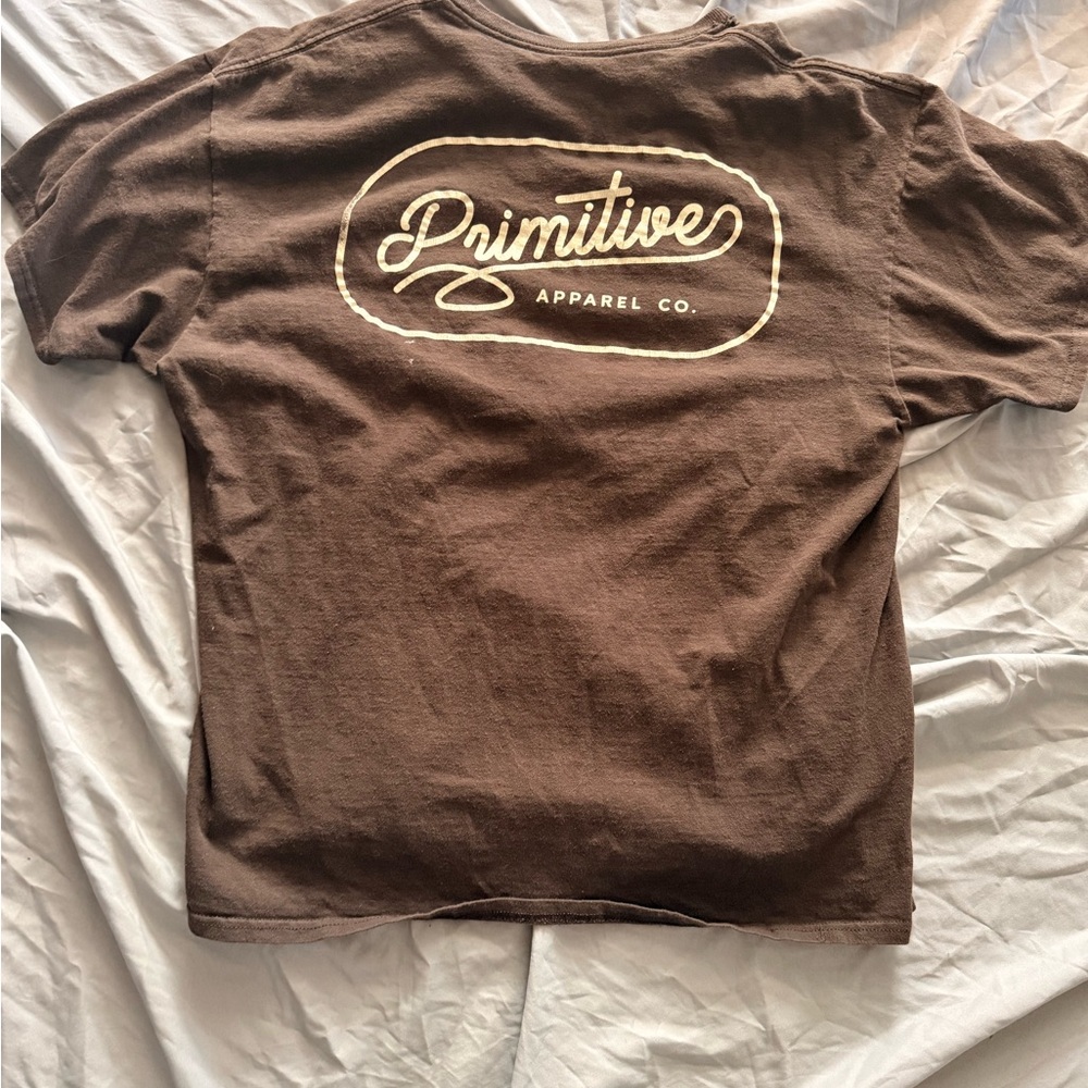 Primitive Brown Short Sleeve Tee